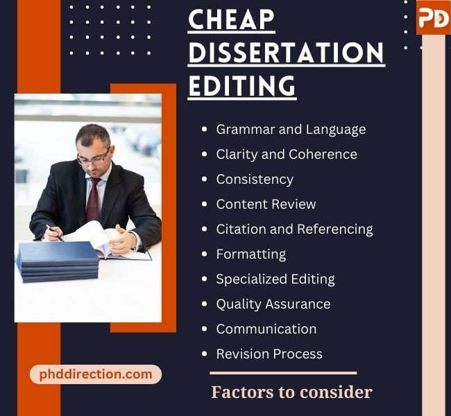 Cheap Dissertation Editing Help