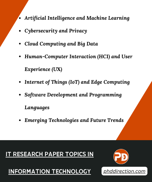 IT Research Paper Projects in Information Technology